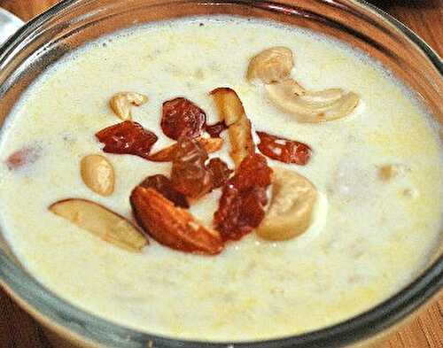 Biyyam Payasam (Andhra Rice Kheer) Recipe – Awesome Cuisine