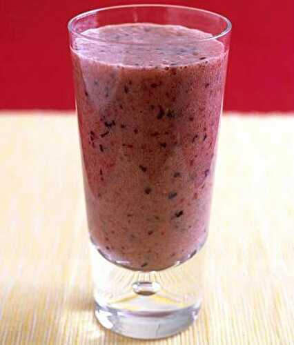 Blackberry and Raspberry Smoothie Recipe – Awesome Cuisine
