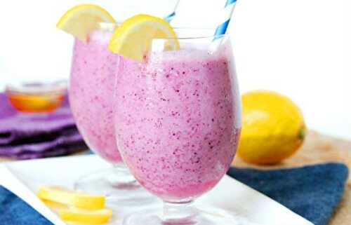 Blueberry Lemonade Smoothie Recipe – Awesome Cuisine