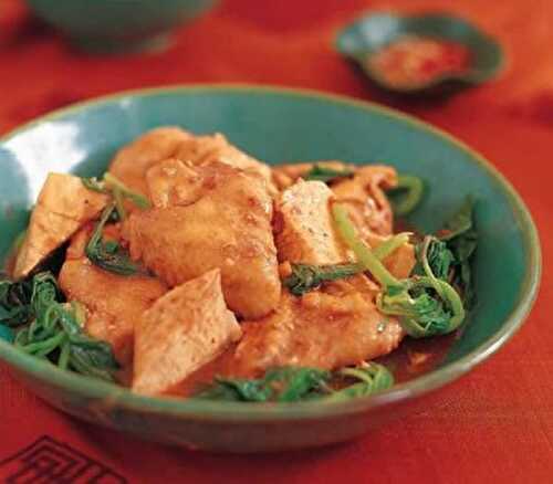 Braised Chicken Wings with Tofu and Spinach Recipe – Awesome Cuisine