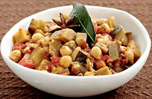 Brinjal and Chickpea Curry Recipe – Awesome Cuisine