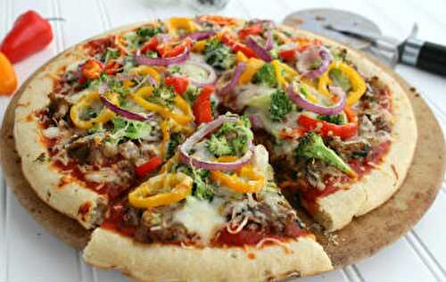 Broccoli and Capsicum Pizza Recipe – Awesome Cuisine