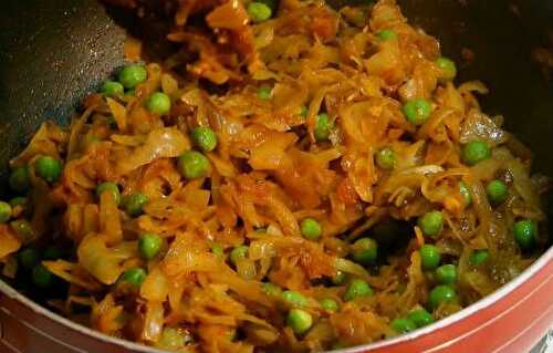 Cabbage Masala Fry Recipe – Awesome Cuisine