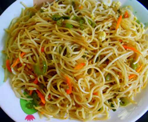 Capsicum Noodles Recipe – Awesome Cuisine