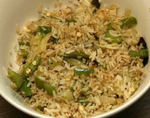 Capsicum Rice Recipe – Awesome Cuisine