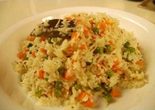 Carrot and Peas Rice Recipe – Awesome Cuisine