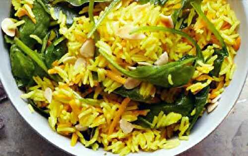 Carrot and Spinach Pulao Recipe – Awesome Cuisine