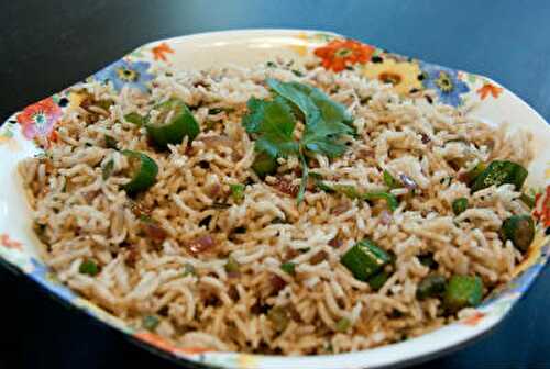 Chettinad Vendakkai Sadam (Bhindi Rice) Recipe – Awesome Cuisine