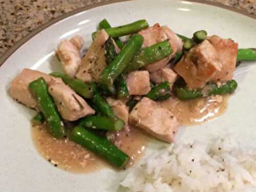 Chicken and Asparagus Stir-Fry Recipe – Awesome Cuisine