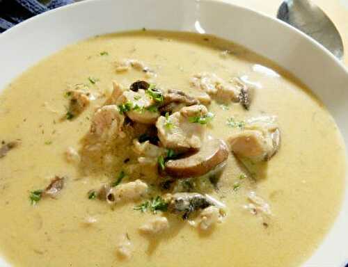 Chicken and Mushroom Soup Recipe – Awesome Cuisine