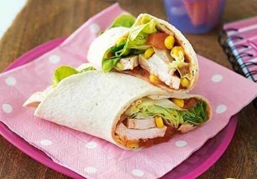 Chicken and Salsa Wrap Recipe – Awesome Cuisine