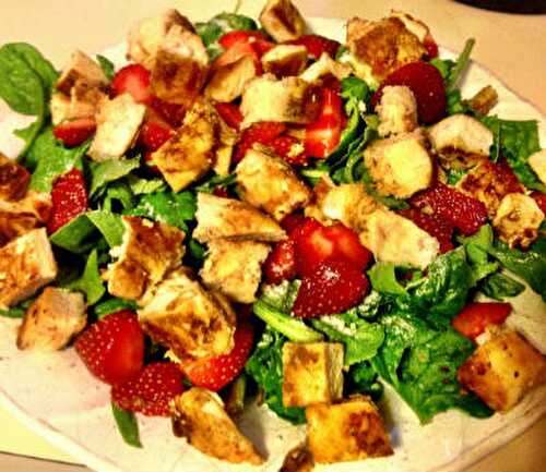 Chicken and Strawberry Salad Recipe – Awesome Cuisine