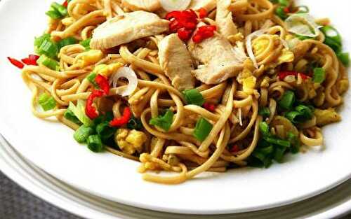 Chicken Noodles with Hoisin Sauce Recipe – Awesome Cuisine