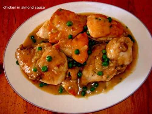 Chicken with Almond Sauce Recipe – Awesome Cuisine