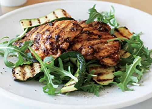 Chicken with Grilled Zucchini Recipe – Awesome Cuisine