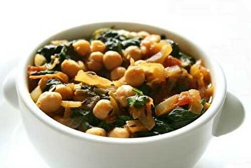 Chickpeas and Spinach Curry Recipe – Awesome Cuisine