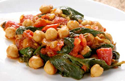 Chickpeas, Capsicum and Spinach Curry Recipe – Awesome Cuisine