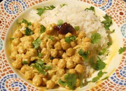 Coconut Chickpeas Curry Recipe – Awesome Cuisine