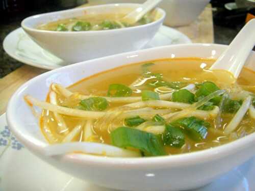 Coriander Noodles Soup Recipe in Tamil