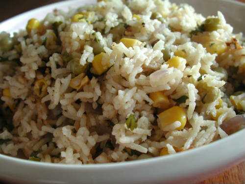 Corn and Peas Rice Recipe – Awesome Cuisine