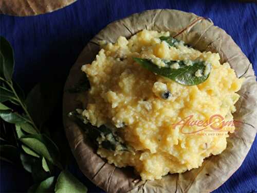 Corn, Rice and Dal Pongal Recipe – Awesome Cuisine