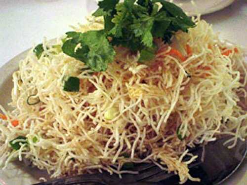 Crispy Chinese Noodles Chaat Recipe – Awesome Cuisine