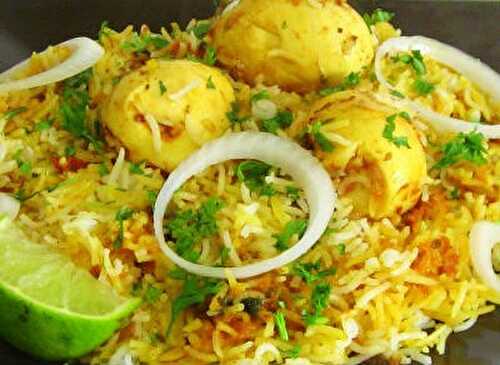 Egg Biryani Recipe – Awesome Cuisine