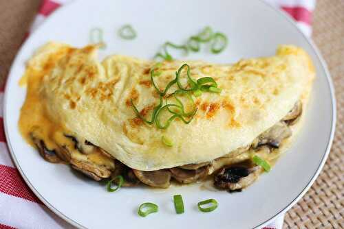 French Omelette with Mushrooms Recipe