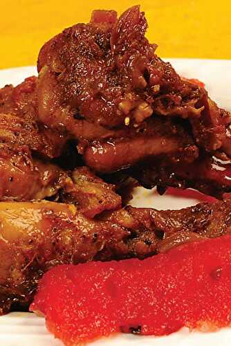 Fried Chicken Legs with Watermelon Recipe – Awesome Cuisine