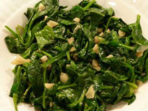 Garlic Sauteed Spinach Recipe – Awesome Cuisine