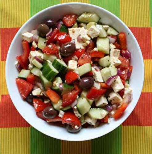 Greek Village Salad Recipe – Awesome Cuisine