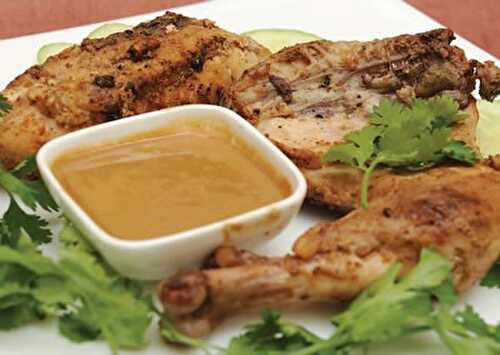 Grilled Chicken with Peanut Sauce Recipe – Awesome Cuisine
