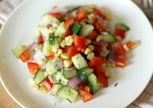Grilled Corn Salad Recipe – Awesome Cuisine