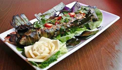 Grilled Fish Wrapped in Banana Leaf Recipe – Awesome Cuisine