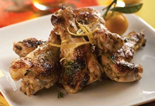 Grilled Lemon Chicken Wings Recipe – Awesome Cuisine