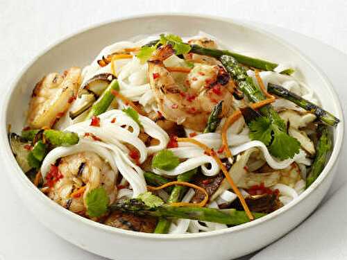 Grilled Shrimp and Rice Noodle Salad Recipe – Awesome Cuisine