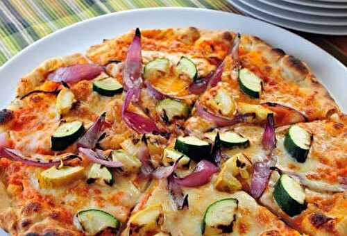 Grilled Vegetable Pizza Recipe – Awesome Cuisine