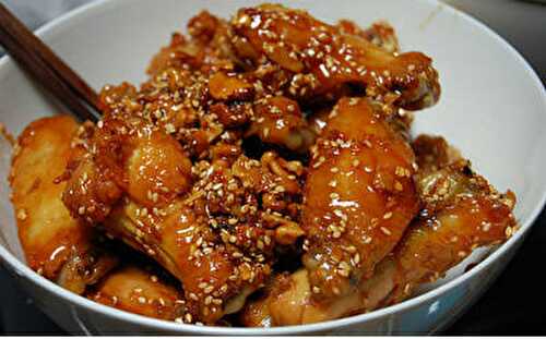 Honey Sesame Chicken Wings Recipe – Awesome Cuisine