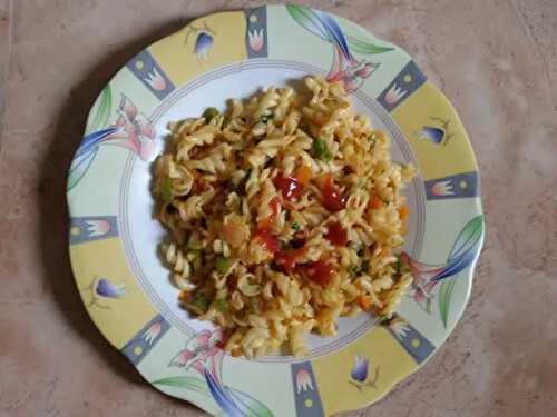 Indian style Vegetable Pasta Recipe – Awesome Cuisine
