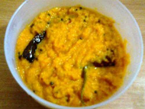 கேரட் சட்னி - Carrot Chutney Recipe in Tamil