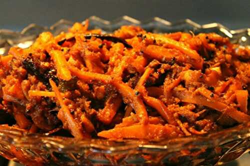 கேரட் ஊருகாய் - Carrot Pickle Recipe in Tamil