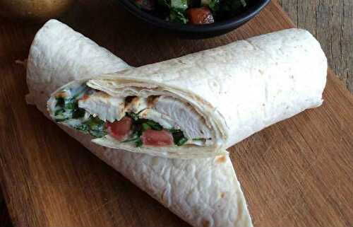 Lebanese Chicken Wraps Recipe – Awesome Cuisine