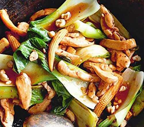 Lemongrass Chicken with Basil and Cashews Recipe – Awesome Cuisine