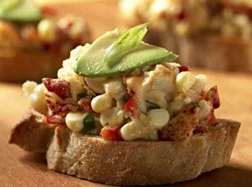 Lobster and Corn Bruschetta Recipe – Awesome Cuisine