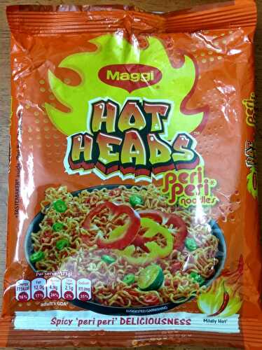 Maggi Hot Heads Peri Peri with Vegetables Recipe