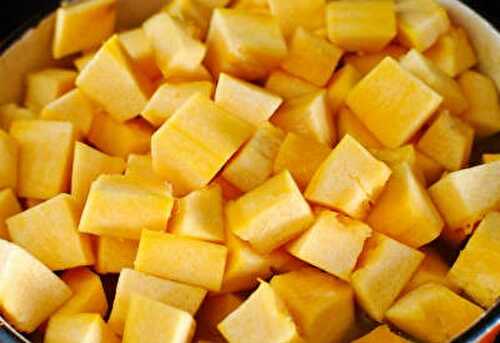 மஞ்சள் பூசணி பொரியல் - Yellow Pumpkin Poriyal Recipe in Tamil