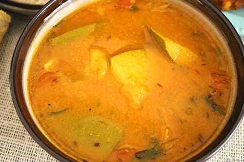 Mango Kara Kuzhambu Recipe