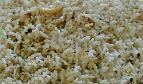 மிளகு சாதம் - Black Pepper Rice in Tamil.