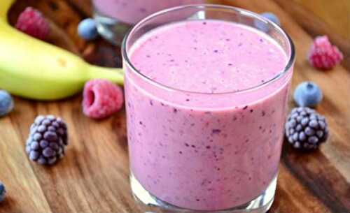 Mixed Berry and Yogurt Smoothie Recipe – Awesome Cuisine