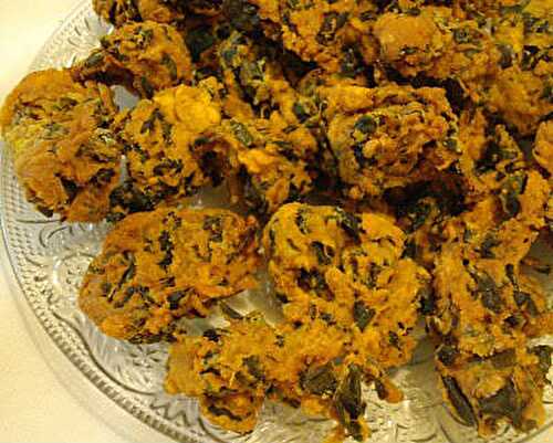 Mixed Spinach Pakoda Recipe – Awesome Cuisine